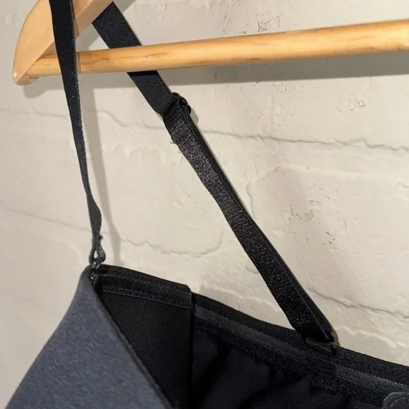 Wacoal Black bra Strapless 38DDD NEW has straps no underwire seamless - Picture 6 of 9